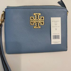 New with tags! Tory Burch Britten large zip